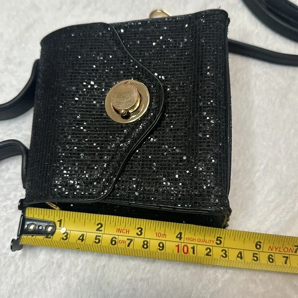 ✨Small Black Glitter Purse - Picture 12 of 16